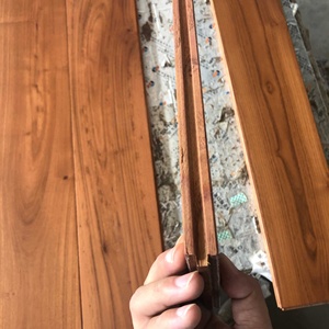 Suelo de <span class=keywords><strong>madera</strong></span> <span class=keywords><strong>maciza</strong></span> de teca china, suelo de parquet de <span class=keywords><strong>madera</strong></span> resistente al agua, <span class=keywords><strong>tablones</strong></span> de <span class=keywords><strong>madera</strong></span> para uso interior para dormitorio, sala de estar, teca - Product Image 2