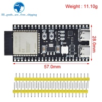 ESP32 / ESP32-S3 WiFi + Bluetooth Internet Of Things, papan pengembangan inti tipe-c ganda ESP32-S3-DevKit C N16R8 UNTUK Arduino