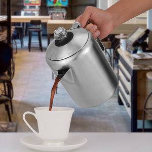 Piano cottura in acciaio inossidabile tradizionale fornello a induzione Moka caffettiera e teiere da campeggio all'aperto falò turco - Product Image 6