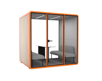 Flexspace 2023 nouvelle confidentialité insonorisée cabine téléphonique enregistrement sécurité lieu de travail bureau Pod bureau avec meubles à vendre