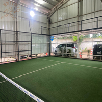 EXITO 2026 Fabricant chinois professionnel de terrains de padel extérieurs, prix des terrains de padel intérieurs pour clubs