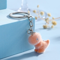 Porte-clés Dinosaure en Peluche 3D Mignon Tyrannosaure Triceratops, Pendentif de Sac, Cadeau pour Hommes et Femmes