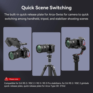 Kit de cage SmallRig pour <span class=keywords><strong>Sony</strong></span> A7C II / A7CR avec pince pour câble HDMI, cage pour caméra vidéo pour la réalisation de vlogs avec accès complet 4422 - Product Image 6