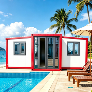 <span class=keywords><strong>Casa</strong></span> Modular Expandible <span class=keywords><strong>con</strong></span> Estructura de Acero Galvanizado de Alta Resistencia, Diseño Escalable, Oficina Móvil en Contenedor para Campamentos y Dormitorios - Product Image 1