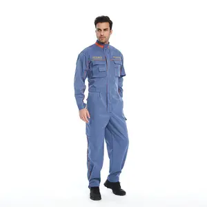 Flame Retardant NFPA2112/CAT2 Safety Workwear Multi Pocket Industrial Fr <strong>Coverall</strong> - Product Image 1