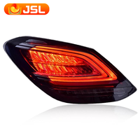 Feux arrière JSL pour Benz W205 Feux arrière à LED 2014-2019 Classe C Feux stop arrière Feux de recul Signal de freinage DRL Accessoires automobiles