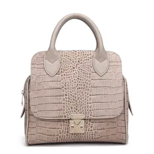 Sacs à main en cuir Sacs à main pour femmes Sacs en cuir véritable Mini sacs à main en cuir crocodile pour femmes