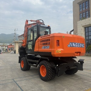 Excavatrice professionnelle sur roues à entraînement hydraulique de 15 <span class=keywords><strong>tonnes</strong></span> JG150S, économique et performante - Product Image 5