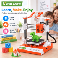 Imprimante 3D FDM portable mini, volume d'impression 100 mm, impression à une touche, buse 0,4 mm, imprimante de bureau, éducation à domicile, bricolage