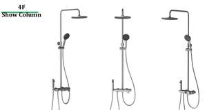 Ensemble <span class=keywords><strong>de</strong></span> robinet <span class=keywords><strong>de</strong></span> <span class=keywords><strong>douche</strong></span> <span class=keywords><strong>de</strong></span> style novateur économique <span class=keywords><strong>avec</strong></span> pomme <span class=keywords><strong>de</strong></span> <span class=keywords><strong>douche</strong></span> autonettoyante et douchette à main pluie - Product Image 3