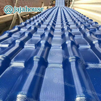 Tuiles de toit en PVC de résine synthétique pour extérieur, installation facile, design moderne en bambou, résistantes à la chaleur, revêtement ASA