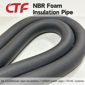 Tubo in Schiuma NBR Fonoassorbente Industriale per Impianti HVAC, Condizionamento, <span class=keywords><strong>Tubazioni</strong></span> dell'Acqua Refrigerata, Ventilazione e <span class=keywords><strong>Isolamento</strong></span> Termico - Product Image 3