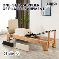 Reformer de Pilates en bois d'érable blanc de luxe, machine d'entraînement professionnelle pour la maison et les salles de sport personnelles