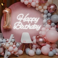 Enseigne lumineuse au néon à LED avec logo personnalisé pour la décoration intérieure chambre à coucher mariage fête d'anniversaire bar affaires ou cadeau décoration murale au néon personnalisée