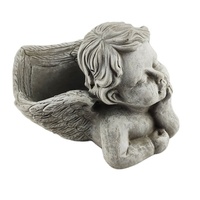 Pot de fleurs en ciment décoratif pour jardin, éco-responsable, fait main, élégant, pour la décoration intérieure et extérieure