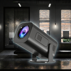 New Smart <b>Projector</b> HY320 Mini 300 ANSI Lumens <b>Android</b> 11 High Brightness Home Theater 720p LCD Portable - Product Image 3