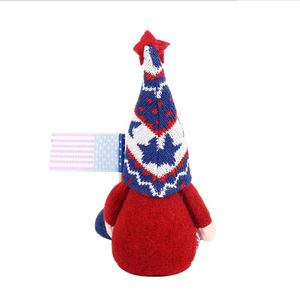 Poupée Rudolph sans visage à longues jambes, semi-fait main, semi-mécanique, en tissu, pour la Fête de l'Indépendance américaine <span class=keywords><strong>2021</strong></span>, cadeau pour la Journée Nationale Américaine - Product Image 4