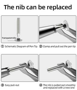 สไตลัสแบบคาปาซิทีฟสำหรับหัวเว่ย <span class=keywords><strong>matepad</strong></span> <span class=keywords><strong>Pro</strong></span> Series ไม่มีความหน่วงปากกาอะลูมิเนียมหน้าจอสัมผัสแบบต่อเนื่อง - Product Image 3
