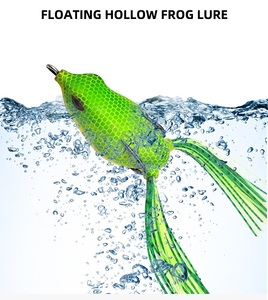 เหยื่อตกปลาแบบลอยน้ำ รูปกบ ขนาด 4.5 ซม. 5.5 ซม. 6.5 ซม. ตา 3 มิติ สีสันสดใส วัสดุยางนิ่ม สำหรับตกปลาในน้ำจืด - Product Image 3