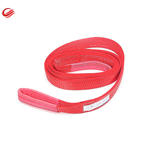 Heavy Duty <span class=keywords><strong>Polyester</strong></span> <span class=keywords><strong>webbing</strong></span> 플랫 리프팅 벨트 슬링 6m - Product Image 4