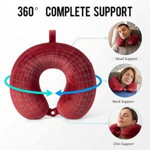 Almohada de Viaje de Espuma con Soporte Cervical en Forma de U para Automóvil, Portátil, Extraíble y Personalizable, Precio de Fábrica, para Avión - Product Image 6