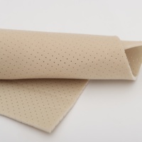 Tissu composite en velours perforé personnalisable avec mousse, tissu en velours doux laminé avec mousse et tissu tricoté pour orthèses corporelles