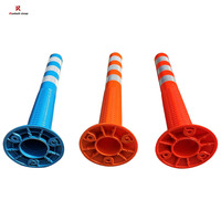 750mm Flexible Sécurité Post Delineator Sécurité routière PU Traffic Bollard Traffic Warning Products