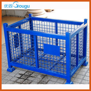 Étagères et bacs de stockage industriels en acier robuste pour entrepôt, chariots à main et chariots à roulettes, rayonnages et étagères empilables compatibles avec les chariots - Product Image 6