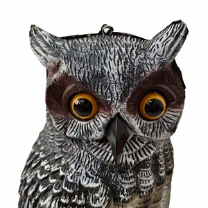 Săn bắn mồi nhử cú bức tượng Trọng lượng nhẹ PE nhựa thân thiện với môi thực tế để dọa chim đi cho vườn và ngoài trời - Product Image 5