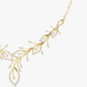 Collier en diamant naturel de qualité supérieure avec pierres taillées brillantes pour femmes, à porter au quotidien et pour les occasions spéciales, disponible à la vente - Product Image 4