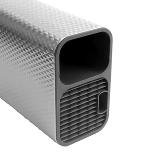 Porte-couteaux rectangulaire en acier inoxydable avec fente de drainage pour le rangement des lames et support pour ciseaux - Product Image 4