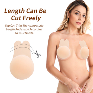 GXR012 mat Sweatproof Bunny Push up tavşan kulak meme kaldırma meme kapağı - Product Image 5