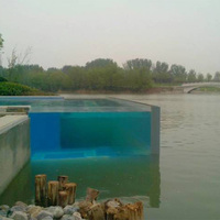 Piscine en acrylique de haute clarté, épaisse et robuste, directement de l'usine, pour villas, hôtels, gymnases, intérieur et extérieur