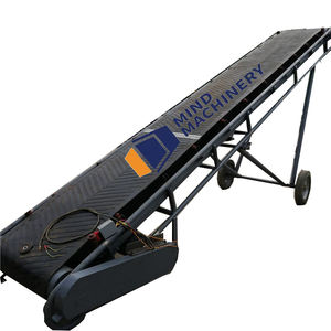 Convoyeur à bande à crampons anti-dérapant pour le transport de matériaux inclinés/déclinables Convoyeur à bande de fabricant chinois | Mines, Agriculture - Product Image 1