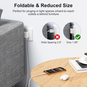Adaptador para <span class=keywords><strong>iPhone</strong></span>, <span class=keywords><strong>Cargador</strong></span> Rápido USB C de 40W para <span class=keywords><strong>iPhone</strong></span> 17/16/16 Pro/16 Pro Max/15/15 Plus/15 Pro/15 Pro Max - Product Image 5