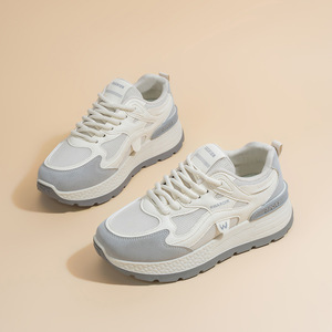 รองเท้าตาข่ายระบายอากาศรุ่นใหม่สำหรับฤดูใบไม้ผลิ - รุ่นเด็กสไตล์เกาหลี - รองเท้ากีฬาวิ่งลำลองพื้นหนาอเนกประสงค์ - Product Image 5