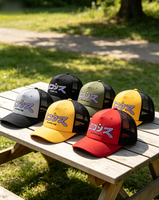 Gorra trucker premium de 5 paneles, cómoda, bordada, con malla, estilo deportivo urbano, compatible con OEM y ODM