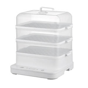 เครื่องนึ่งอาหารระบบสัมผัสอัจฉริยะ3ชั้นทรงสี่เหลี่ยมผืนผ้าอุปกรณ์ทำอาหารเพื่อสุขภาพสำหรับใช้ในครัวเรือนและโรงแรม - Product Image 6