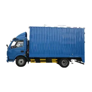 DongFeng 4x2 small container van cargo truck 6 ton cargo truck