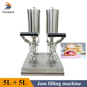 5L + 5L điền máy cho Bánh Mì Bánh thép không gỉ nhãn Donut Kem Máy chiết rót - Product Image 6