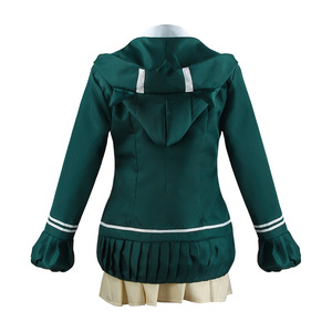 Disfraz de Cosplay de Chiaki Nanami, Uniforme Escolar Verde, Conjunto de Ropa de Anime para Mujer - Product Image 5