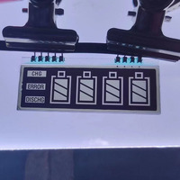 Écran LCD transparent à 7 segments, petit format, personnalisé pour usine, à faible consommation d'énergie, pour compteurs d'énergie domestiques et instruments de contrôle de puissance