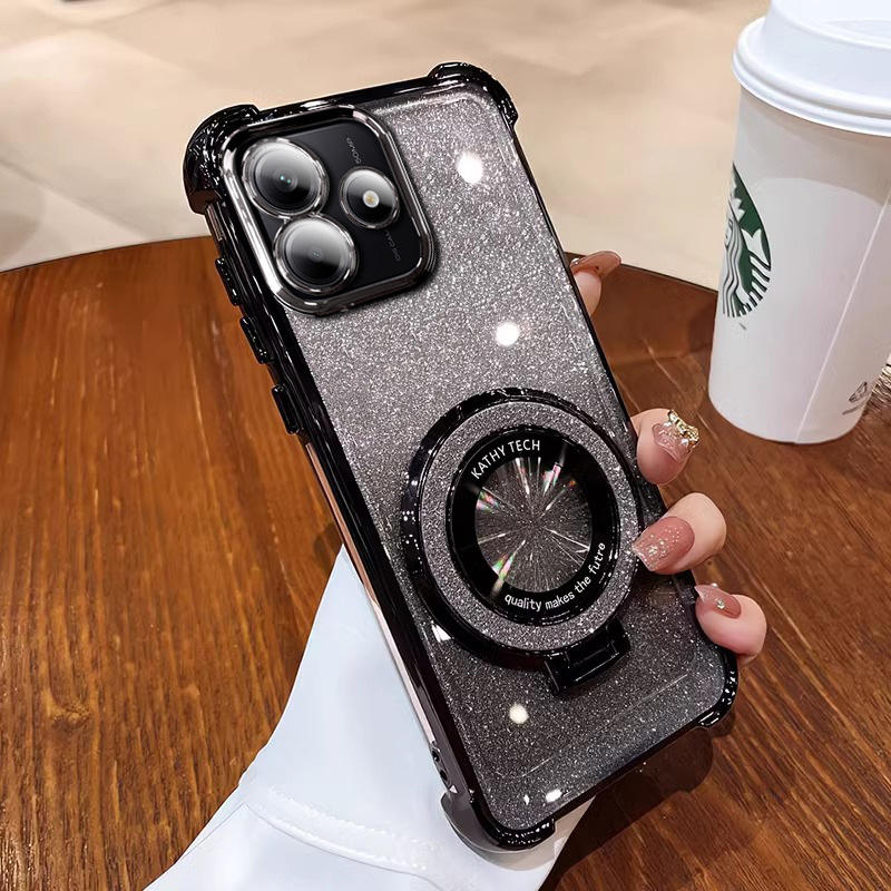 Nero [con pellicola per lenti + supporto glitterato]