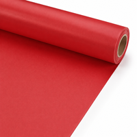 Tissu Oxford PVC 840D 0,5 mm rouge éclatant résistant aux intempéries pour sacs cadeaux promotionnels