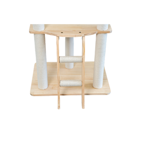 Kualitas tinggi besar multi-tingkat kucing pohon rumah kayu kucing memanjat menara dengan Sisal menggaruk <span class=keywords><strong>Post</strong></span> - Product Image 4