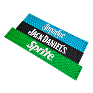 Customizable Rubber Bar Mat PVC <b>Silicone</b> Spill Mat Bar Runner Pub Rail Mat Drip Tray Non Slip Countertop <b>Pad</b> with Logo - Product Image 2