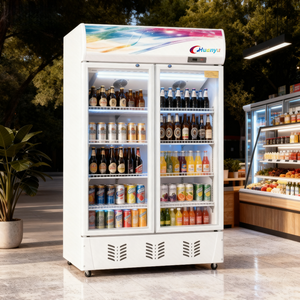 Réfrigérateur commercial à haute capacité, refroidi par air, vitrine réfrigérée, réfrigérateur à refroidissement par air - Product Image 6