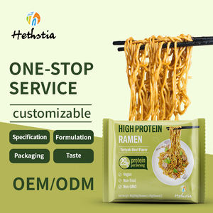 Fideos Veganos Altos en Proteína con Sabor <span class=keywords><strong>a</strong></span> Carne Teriyaki, <span class=keywords><strong>a</strong></span> Base de Plantas, 29g de Proteína, Sin GMO, <span class=keywords><strong>Ramen</strong></span> Mixto - Product Image 5