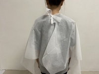 Cape de coiffure jetable Non tissée, teinture et permanente pour Salon de coiffure