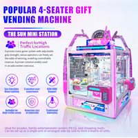 Machine de jeu d'arcade à monnayeur Kising personnalisée en métal, grande machine de jeu avec griffe attrape-objets, prend en charge 4 joueurs
